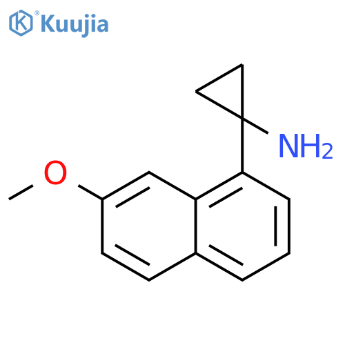 1-(7-Methoxy-1-naphthyl)cyclopropanamine structure