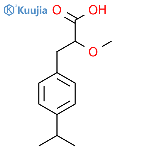 2-methoxy-3-4-(propan-2-yl)phenylpropanoic acid structure