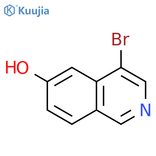 6-Isoquinolinol, 4-bromo- structure