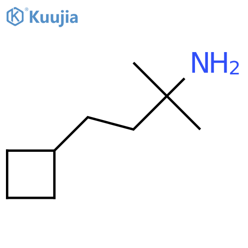 4-Cyclobutyl-2-methylbutan-2-amine structure