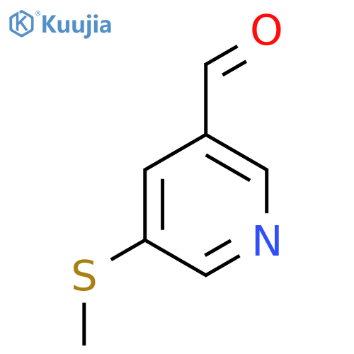 5-(Methylthio)nicotinaldehyde structure