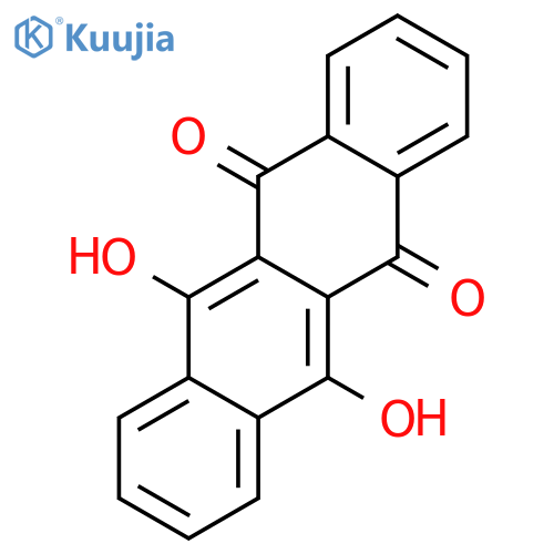 5,12-Naphthacenedione,6,11-dihydroxy- structure