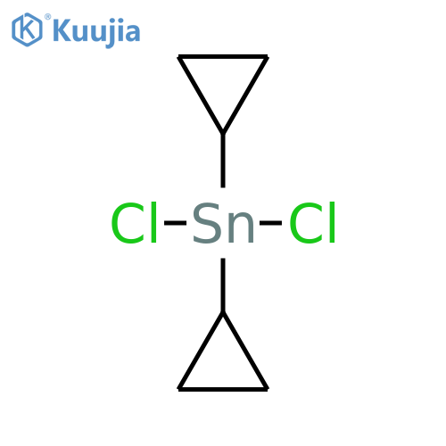 Stannane, dichlorodicyclopropyl- structure