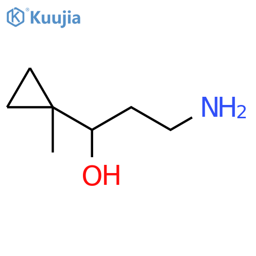 Cyclopropanemethanol, α-(2-aminoethyl)-1-methyl- structure