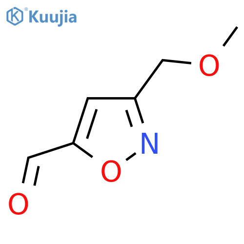 3-(Methoxymethyl)-1,2-oxazole-5-carbaldehyde structure