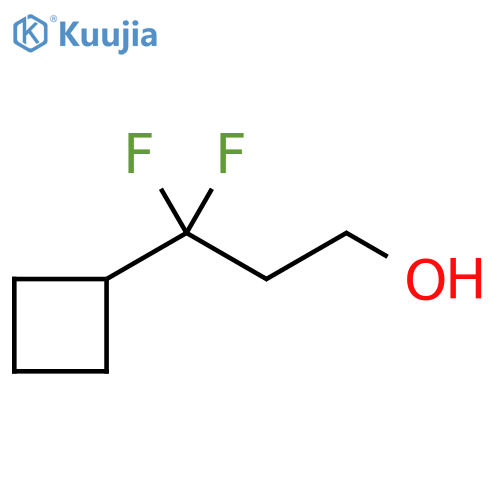 Cyclobutanepropanol, γ,γ-difluoro- structure