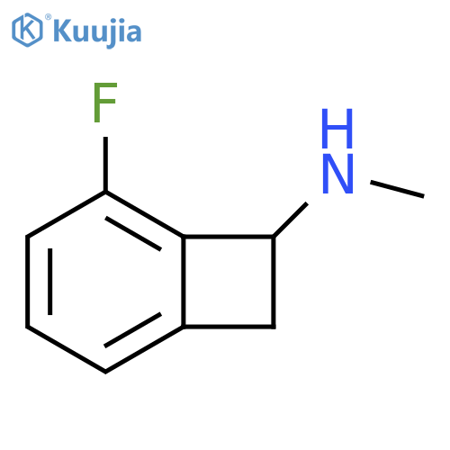 Bicyclo[4.2.0]octa-1,3,5-trien-7-amine, 5-fluoro-N-methyl- structure