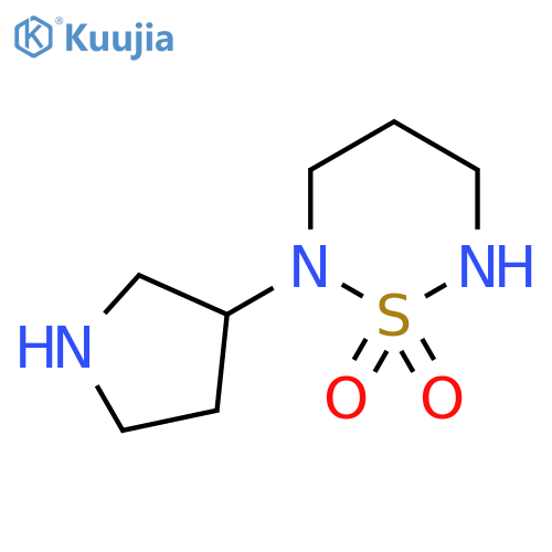 2-(Pyrrolidin-3-yl)-1,2,6-thiadiazinane 1,1-dioxide structure