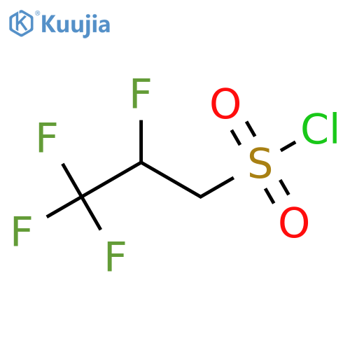 2,3,3,3-tetrafluoropropane-1-sulfonyl chloride structure