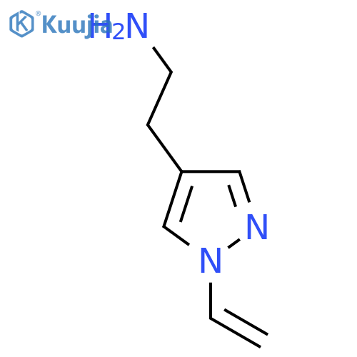 2-(1-Ethenyl-1h-pyrazol-4-yl)ethan-1-amine structure