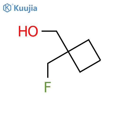 1-(fluoromethyl)cyclobutylmethanol structure