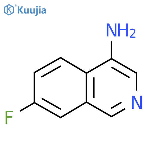 7-Fluoroisoquinolin-4-amine structure