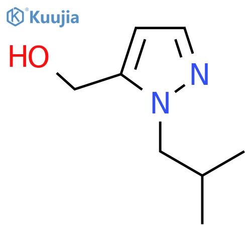 1-(2-methylpropyl)-1H-pyrazol-5-ylmethanol structure