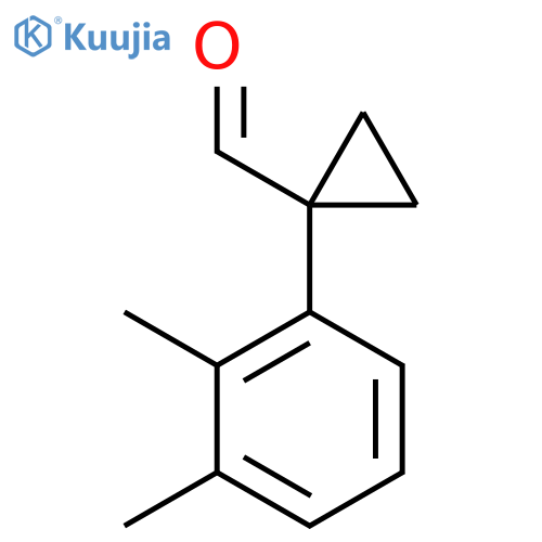 1-(2,3-Dimethylphenyl)cyclopropane-1-carbaldehyde structure