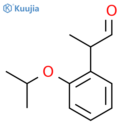 2-2-(propan-2-yloxy)phenylpropanal structure