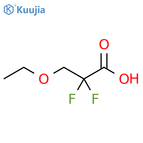 3-ethoxy-2,2-difluoropropanoic acid structure