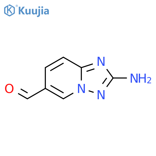 2-Amino-[1,2,4]triazolo[1,5-a]pyridine-6-carbaldehyde structure