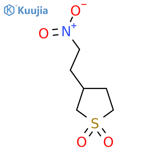 3-(2-Nitroethyl)-1lambda6-thiolane-1,1-dione structure