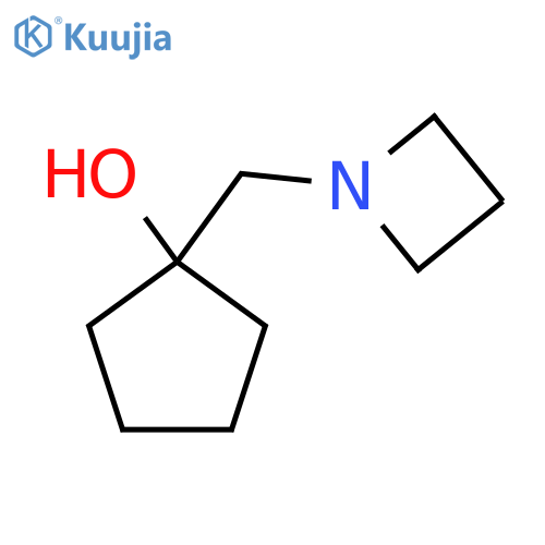 1-[(Azetidin-1-yl)methyl]cyclopentan-1-ol structure