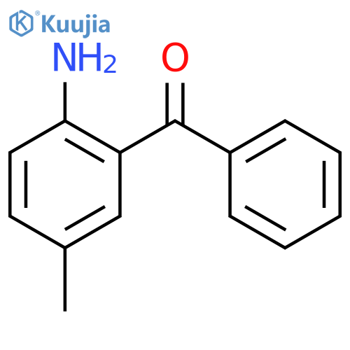 (2-Amino-5-methylphenyl)(phenyl)methanone structure