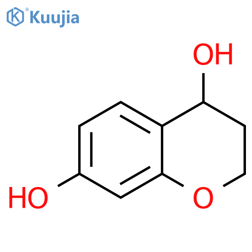 2H-1-Benzopyran-4,7-diol, 3,4-dihydro- structure