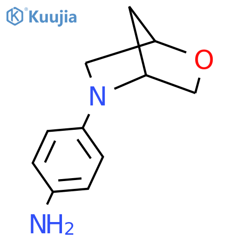 4-(2-Oxa-5-azabicyclo[2.2.1]heptan-5-yl)aniline structure
