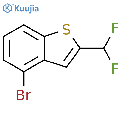 4-Bromo-2-(difluoromethyl)benzothiophene structure