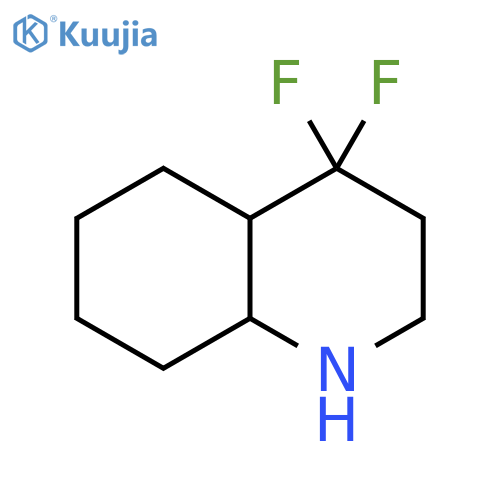 Quinoline, 4,4-difluorodecahydro- structure