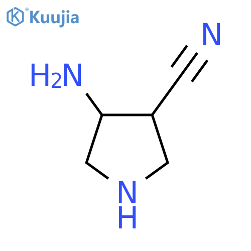 4-Aminopyrrolidine-3-carbonitrile structure