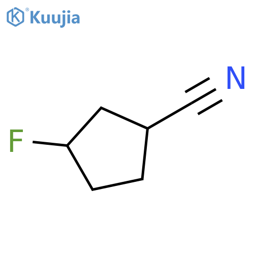 3-fluorocyclopentane-1-carbonitrile, cis structure