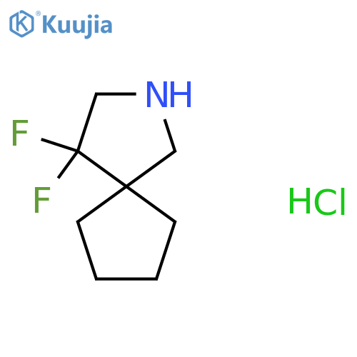 4,4-difluoro-2-azaspiro4.4nonane hydrochloride structure