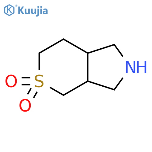 octahydro-5lambda6-thiopyrano3,4-cpyrrole-5,5-dione structure