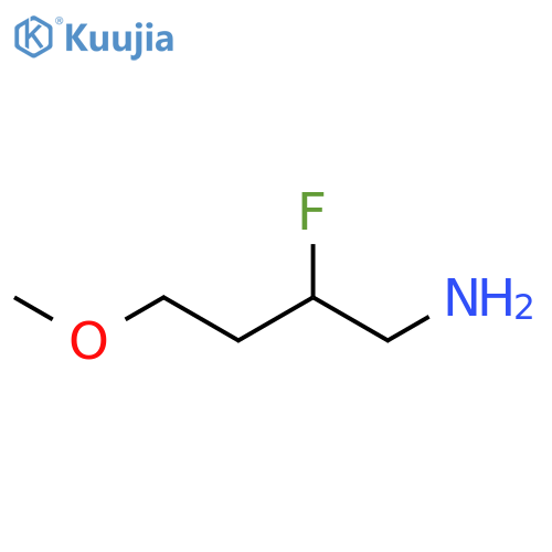 2-fluoro-4-methoxybutan-1-amine structure