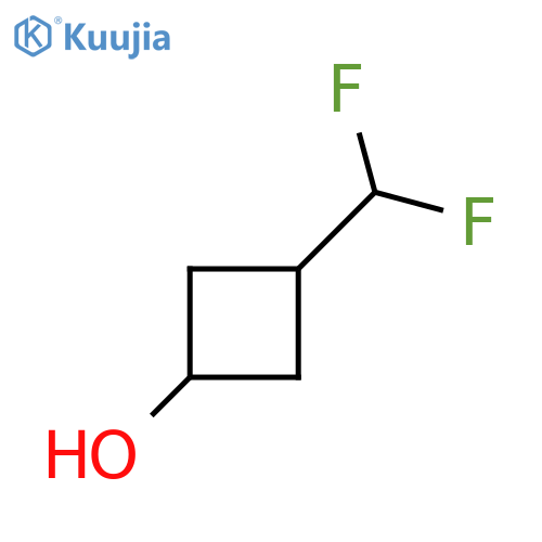 3-(Difluoromethyl)cyclobutan-1-ol structure