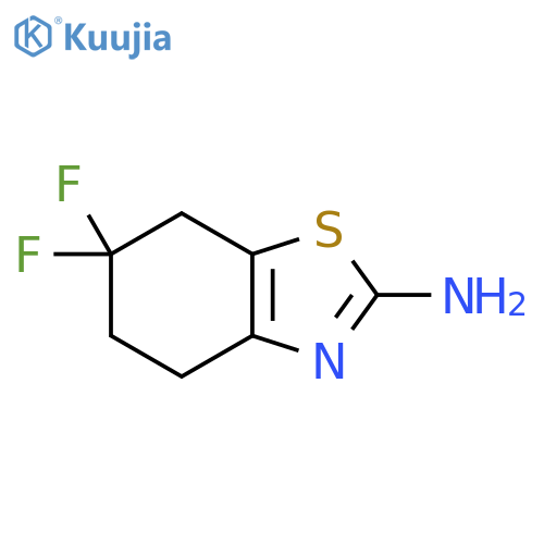 6,6-difluoro-4,5,6,7-tetrahydro-1,3-benzothiazol-2-amine structure