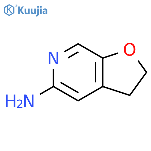 Furo[2,3-c]pyridin-5-amine, 2,3-dihydro- structure