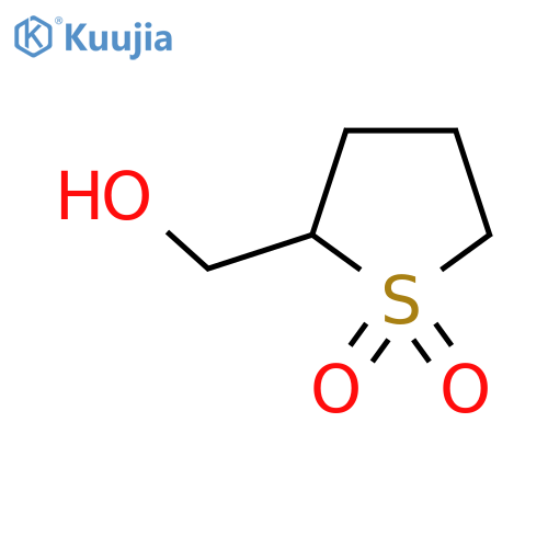 2-(Hydroxymethyl)-1lambda6-thiolane-1,1-dione structure