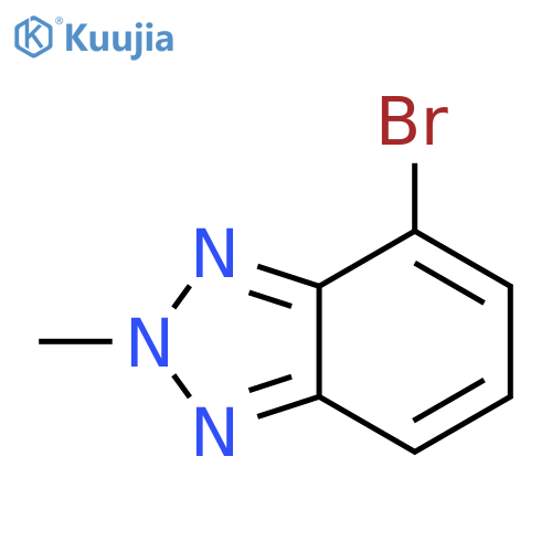 4-Bromo-2-methyl-2H-benzotriazole structure