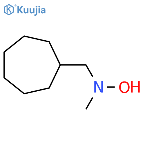 N-(cycloheptylmethyl)-N-methylhydroxylamine structure