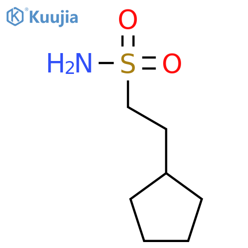2-cyclopentylethane-1-sulfonamide structure
