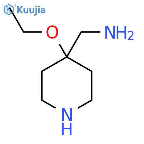 (4-Ethoxypiperidin-4-yl)methanamine structure