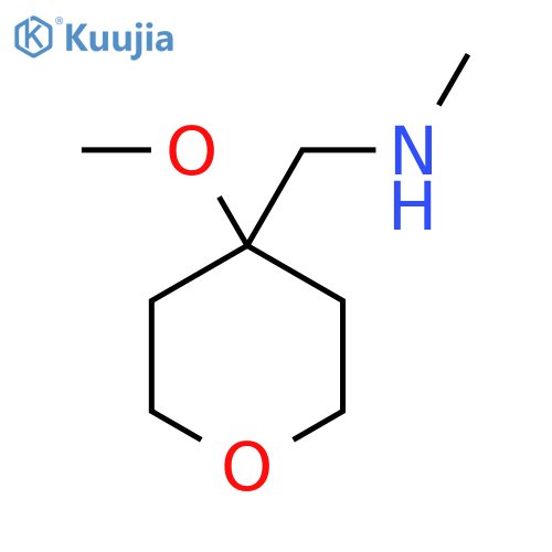 [(4-Methoxyoxan-4-yl)methyl](methyl)amine structure