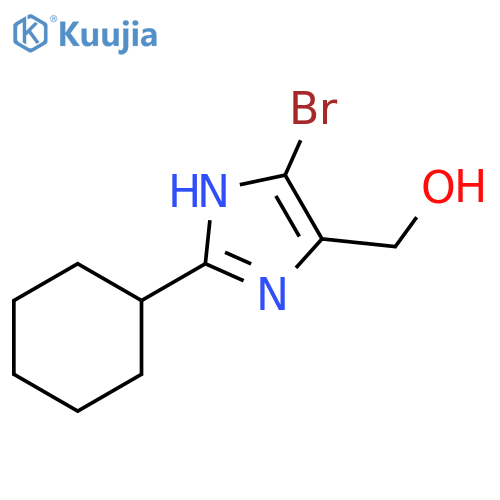 1H-Imidazole-4-methanol, 5-bromo-2-cyclohexyl- structure