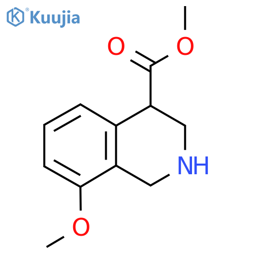 Methyl 8-methoxy-1,2,3,4-tetrahydroisoquinoline-4-carboxylate structure