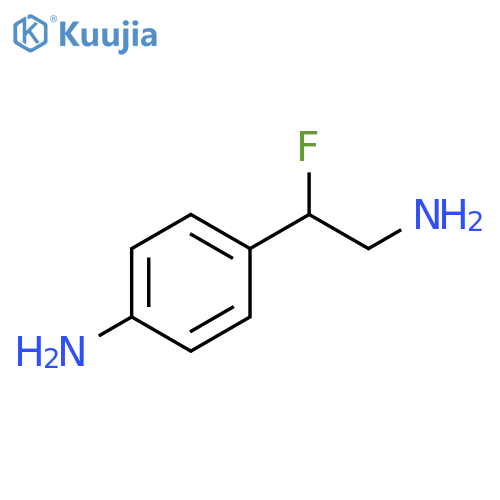 Benzeneethanamine, 4-amino-β-fluoro- structure