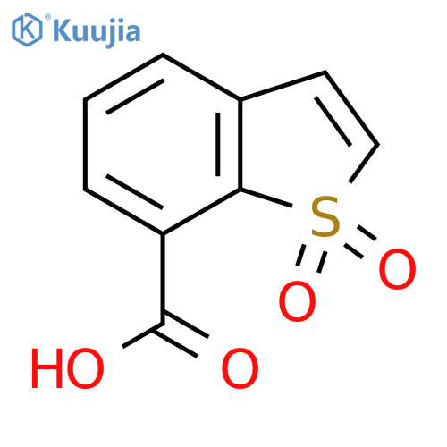 1,1-Dioxo-1lambda6-benzothiophene-7-carboxylic acid structure