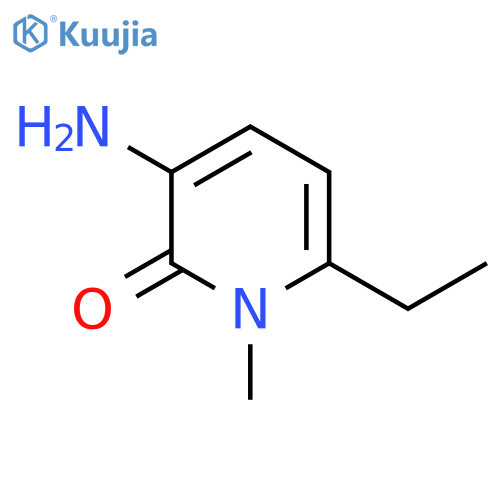 3-Amino-6-ethyl-1-methyl-1,2-dihydropyridin-2-one structure