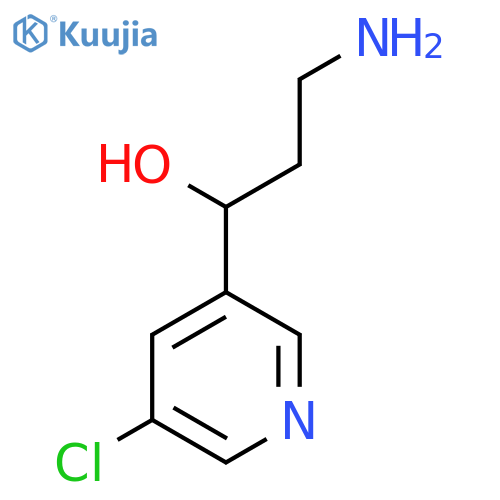3-Pyridinemethanol, α-(2-aminoethyl)-5-chloro- structure