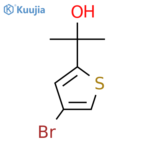 2-(4-Bromothiophen-2-yl)propan-2-ol structure