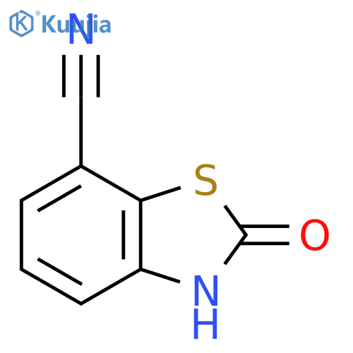 2-Oxo-2,3-dihydro-1,3-benzothiazole-7-carbonitrile structure